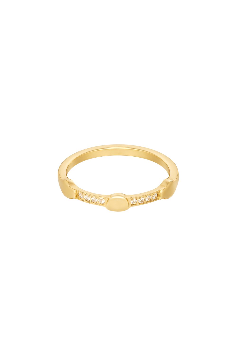 Ring mit Details – Goldfarbe - Goldfarbefarbe (Pack with plastic bag) 