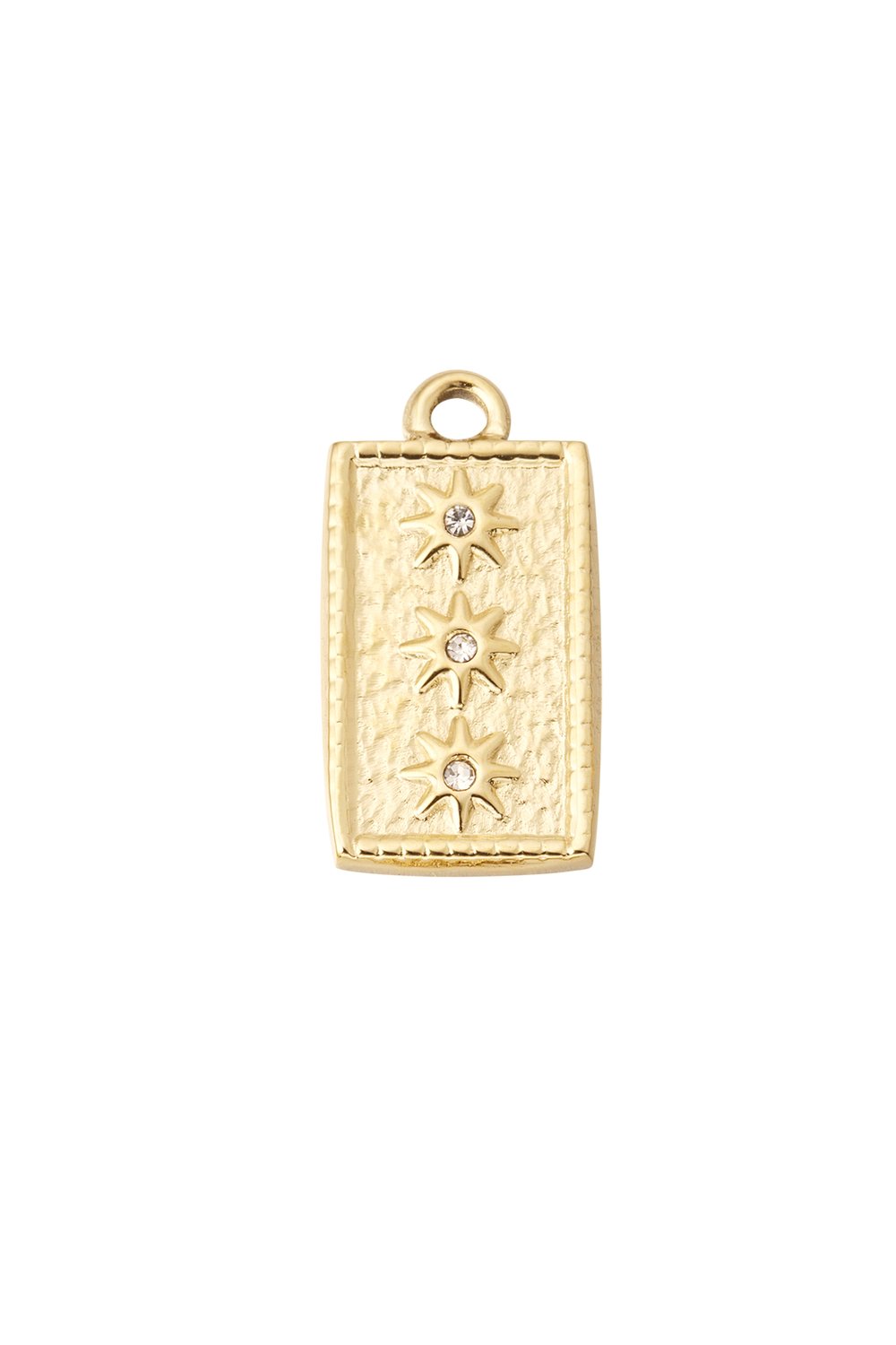 diy oblong charm with sun