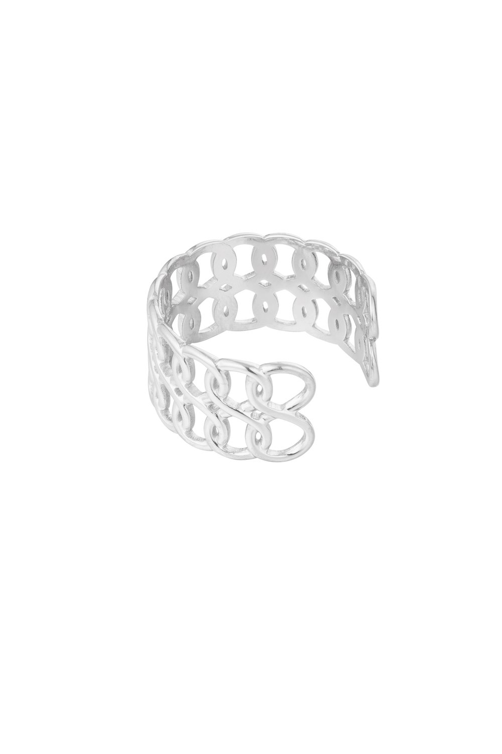 Ring special link - Silver Color color Picture4