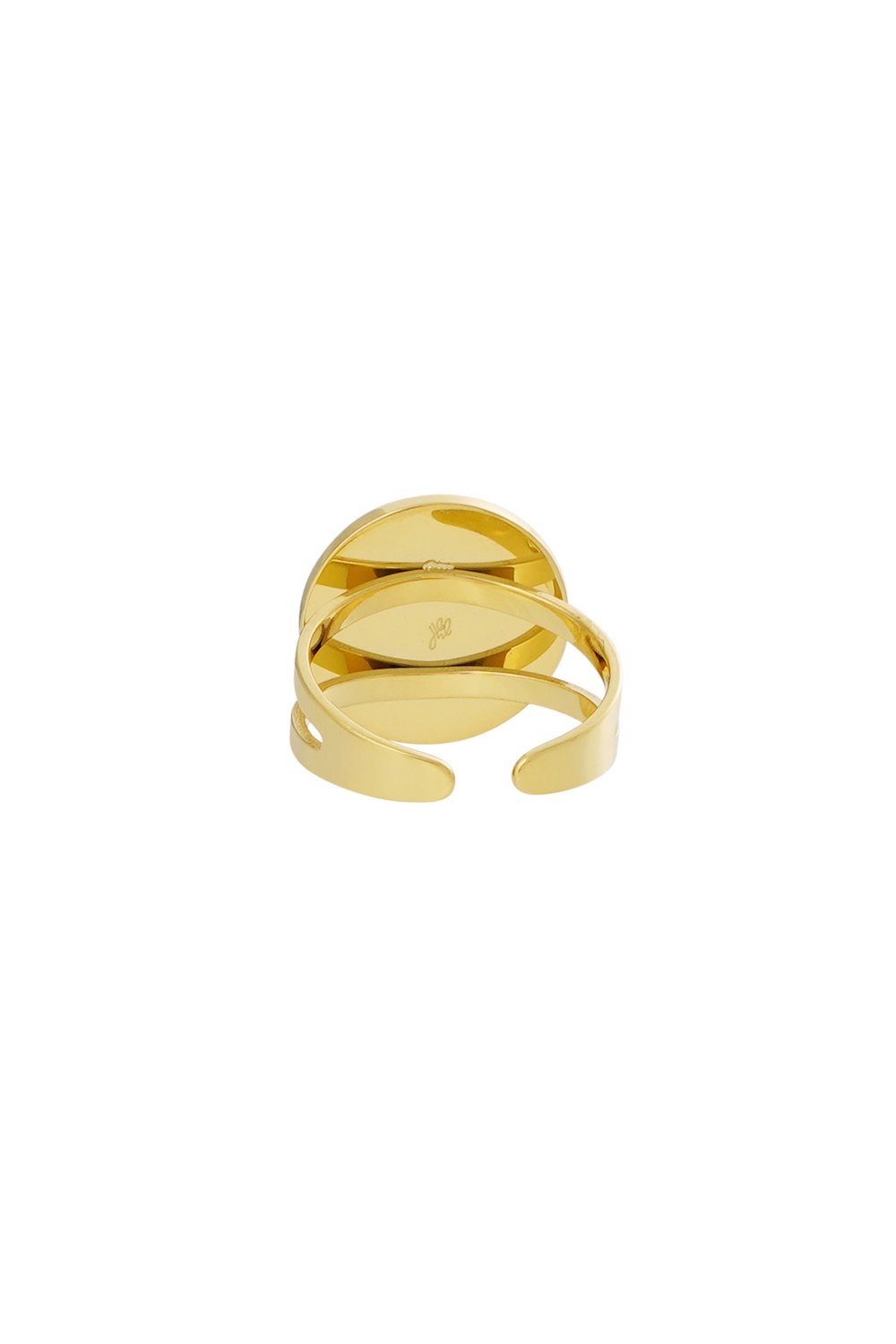 Anello rotondo in pietra naturale con sole h5Immagine3