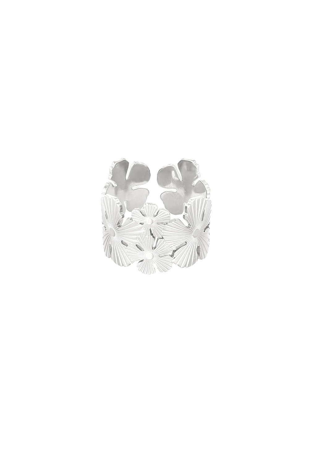 bague tendance fleur 