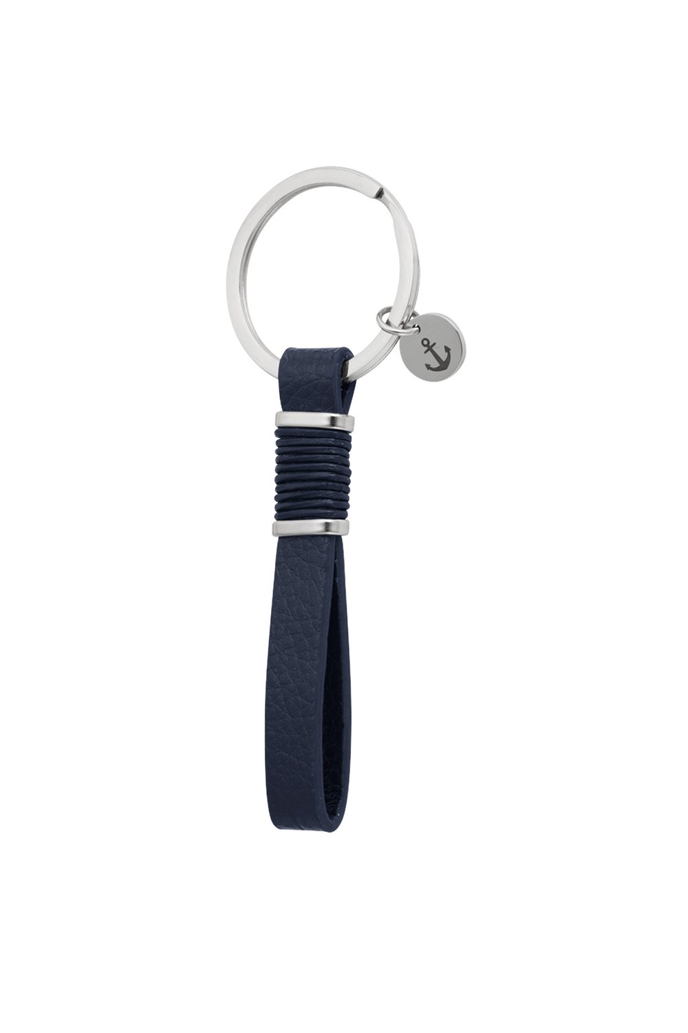Men's key ring with anchor