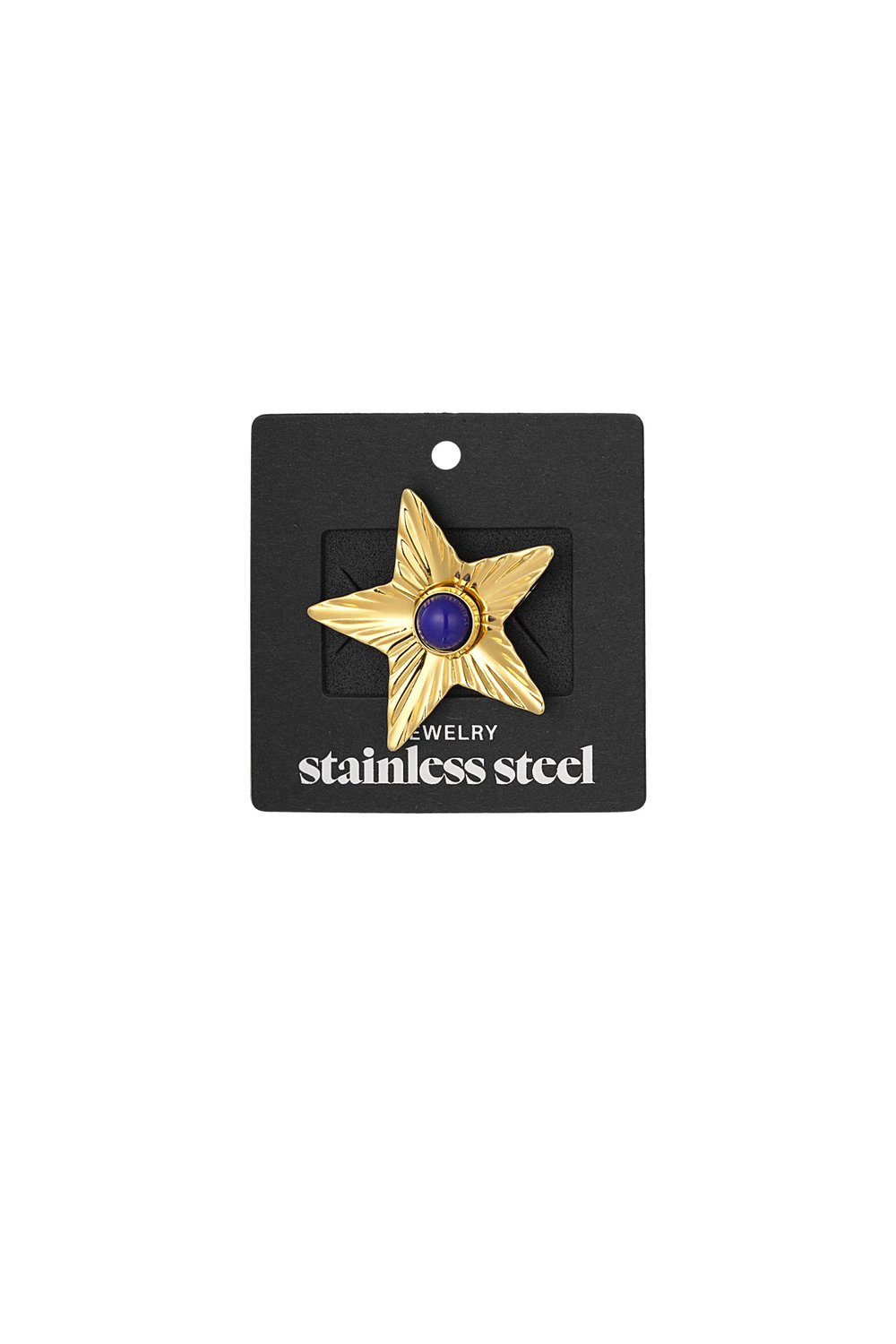 Star with colored stone ring Picture4