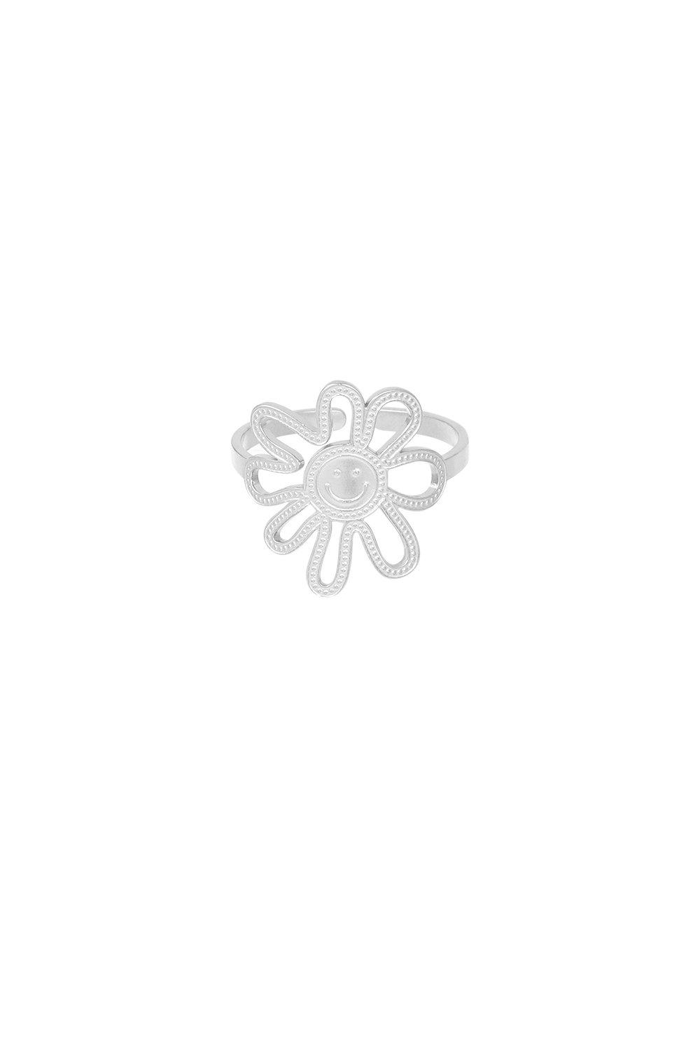 happy flower girl ring