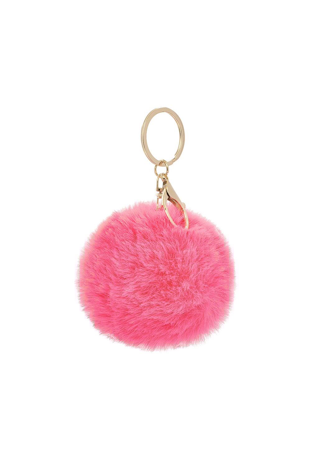 puffy ball keyring 