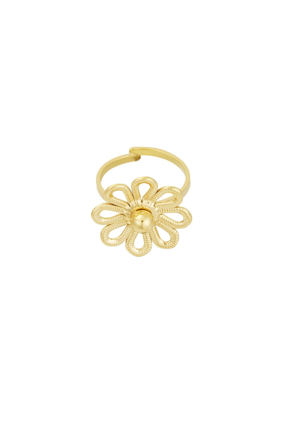 Ring Happy Flower - Goldfarben 