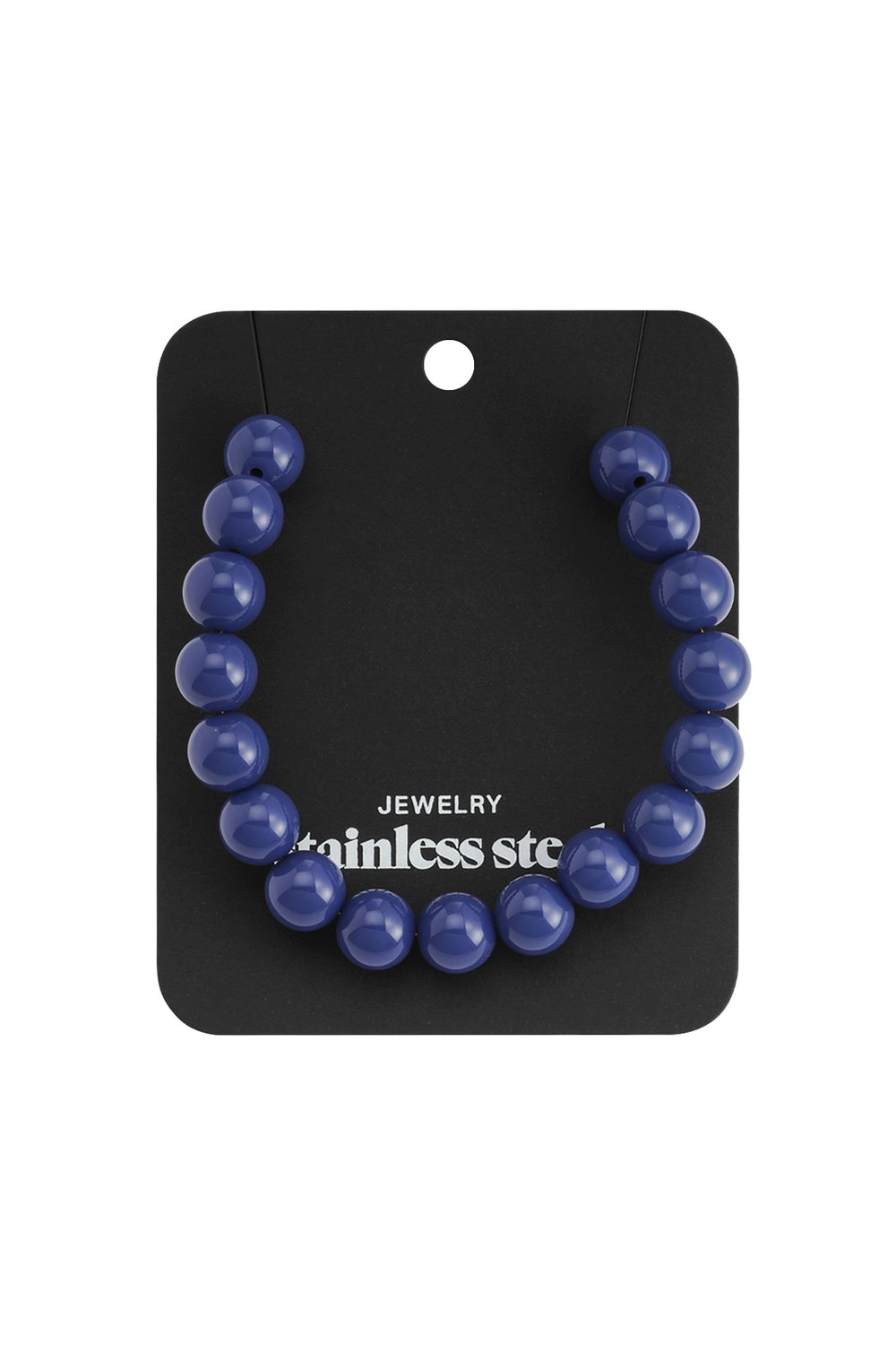 Colored small bead necklace-12mm Picture11