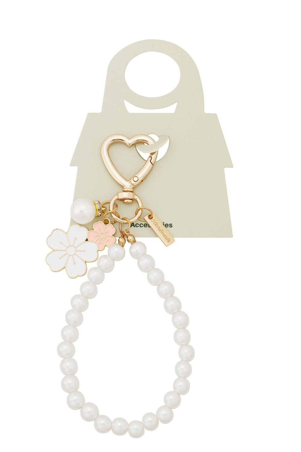 Handmade Flower Pendant Pearls h5Picture3