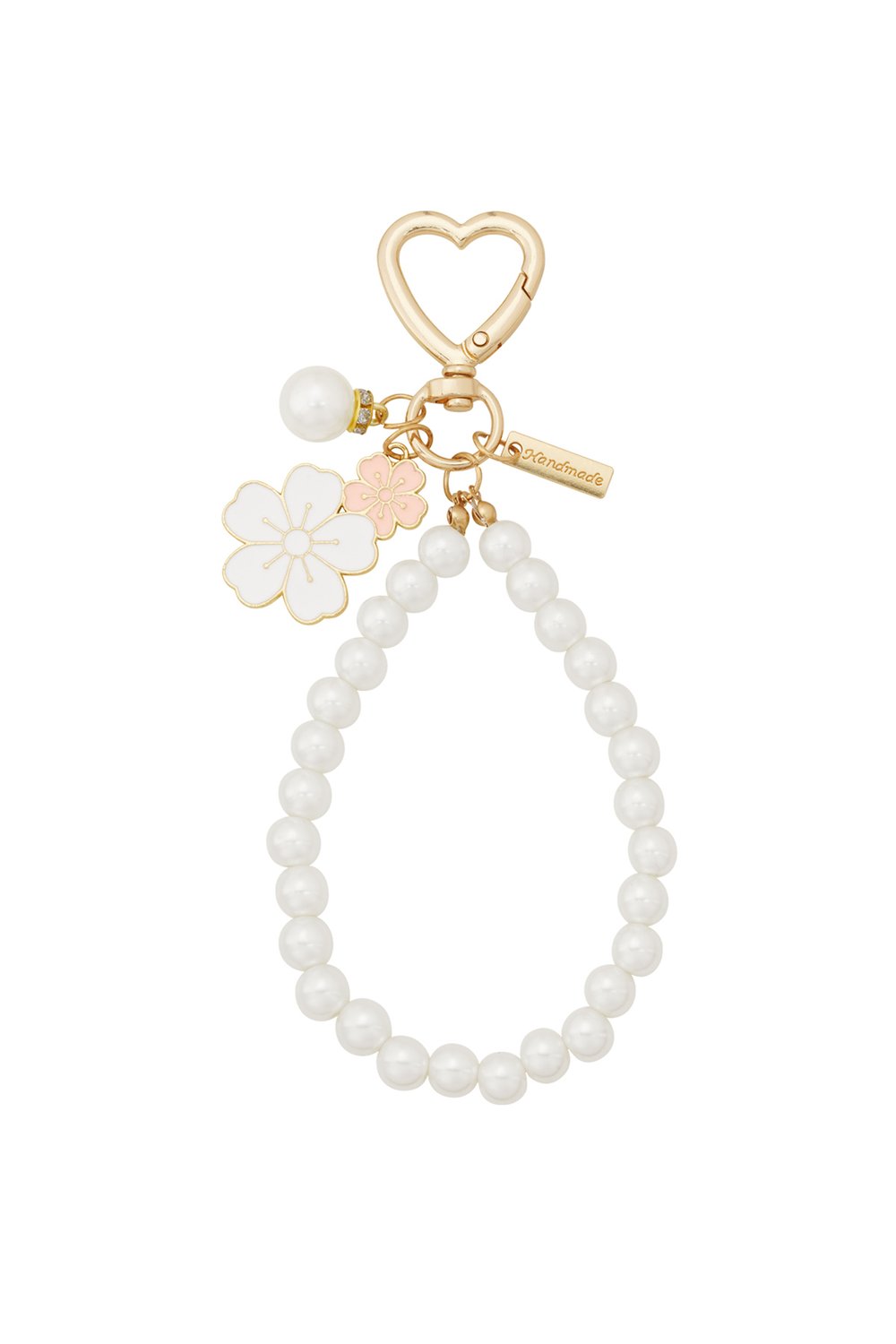 Handmade Flower Pendant Pearls