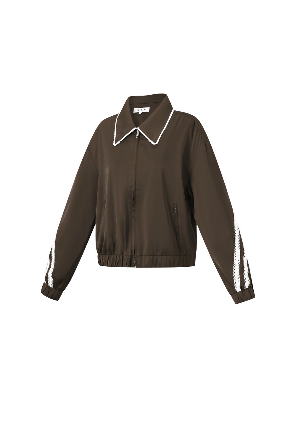 Satin Look Sporty Jacket h5Picture2