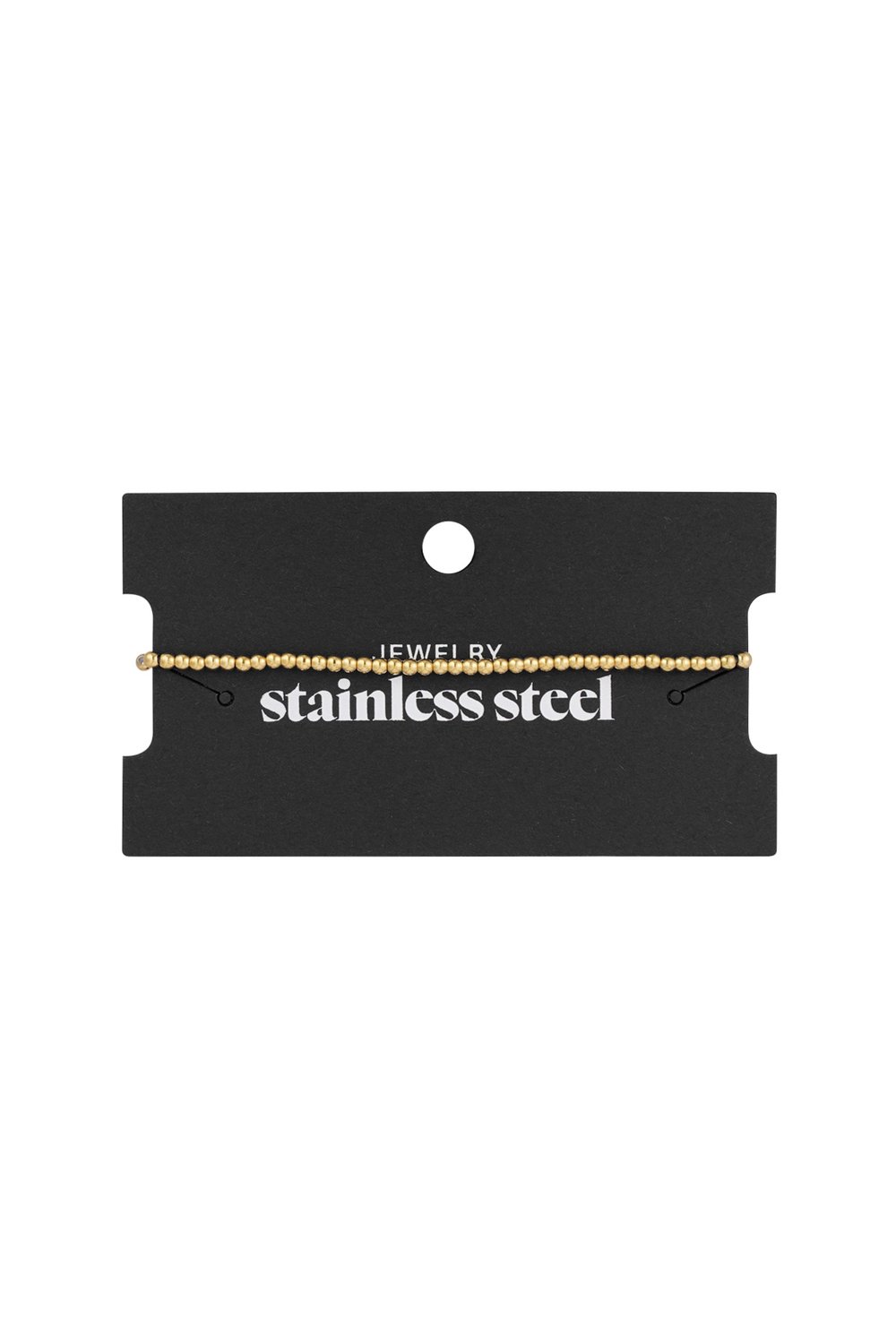 Armband Kleine Perlen Silber Edelstahl-2,5MM Bild3