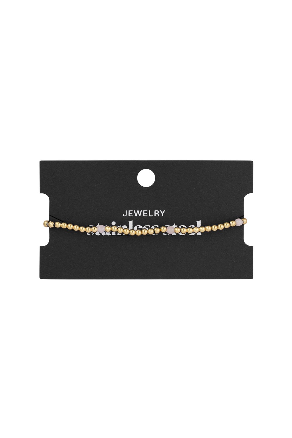 Armband Diamond Beads Silber Edelstahl h5Bild4