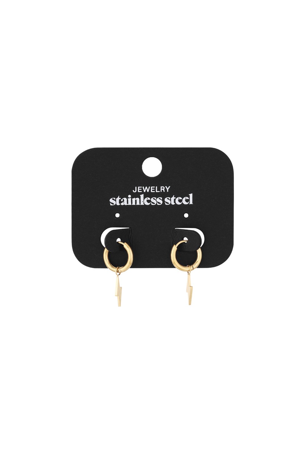 Orecchini Bullone Gold Stainless Steel h5Immagine2