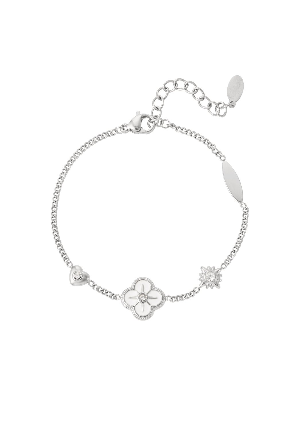 bracelet charms white details 