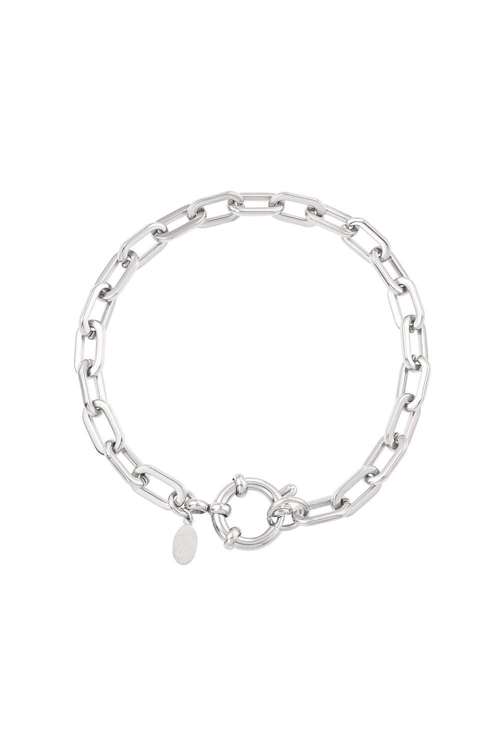 link bracelet round closure 