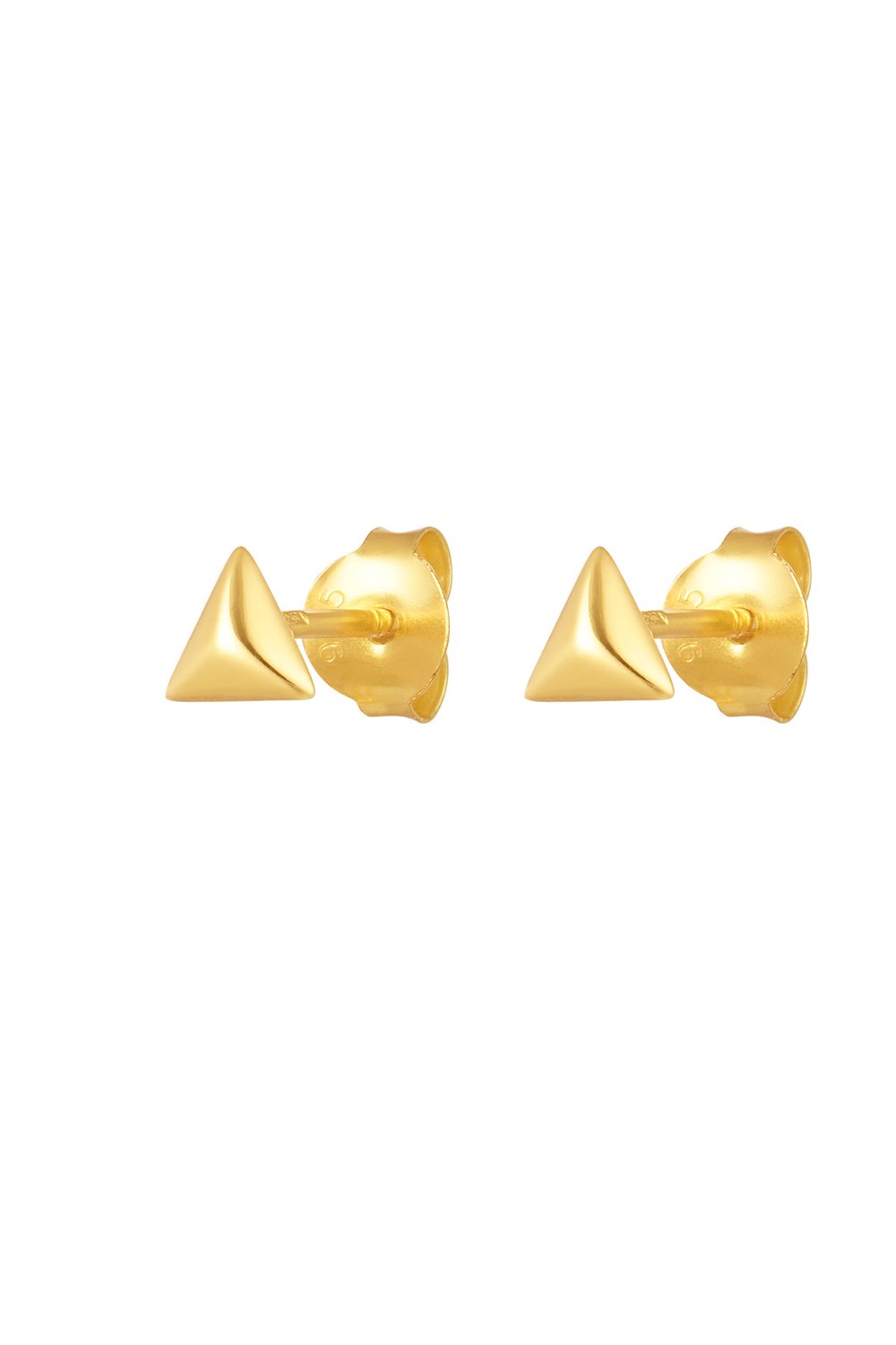 ear studs pyramid - 925  