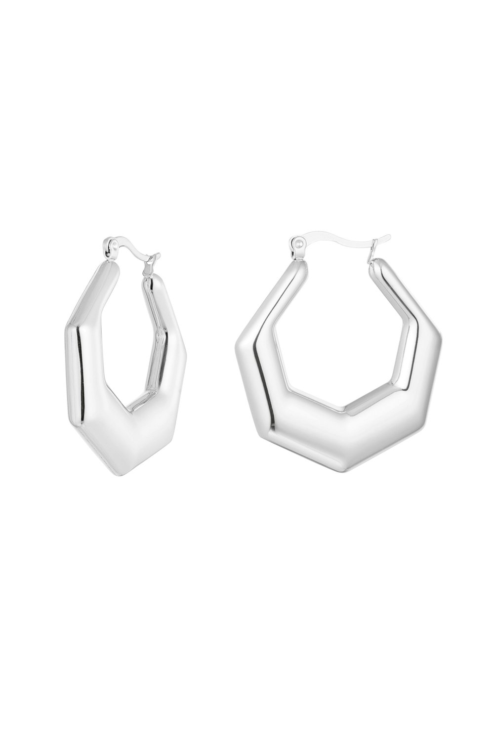 hexagon earrings 