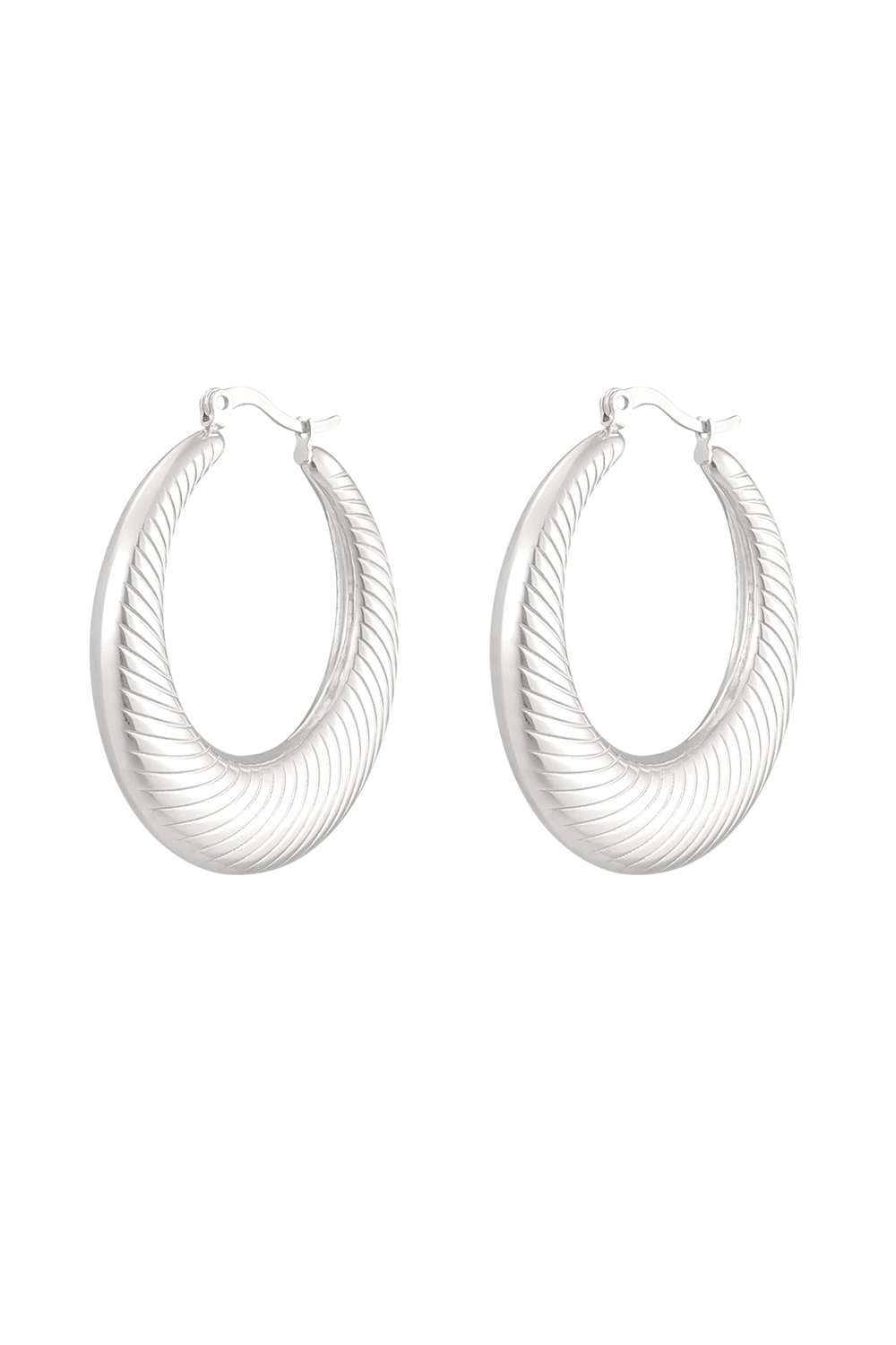 earrings round striped