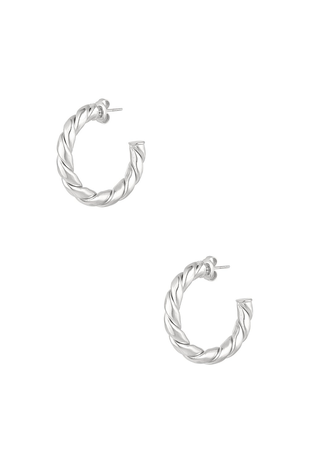 earrings twisted basic small