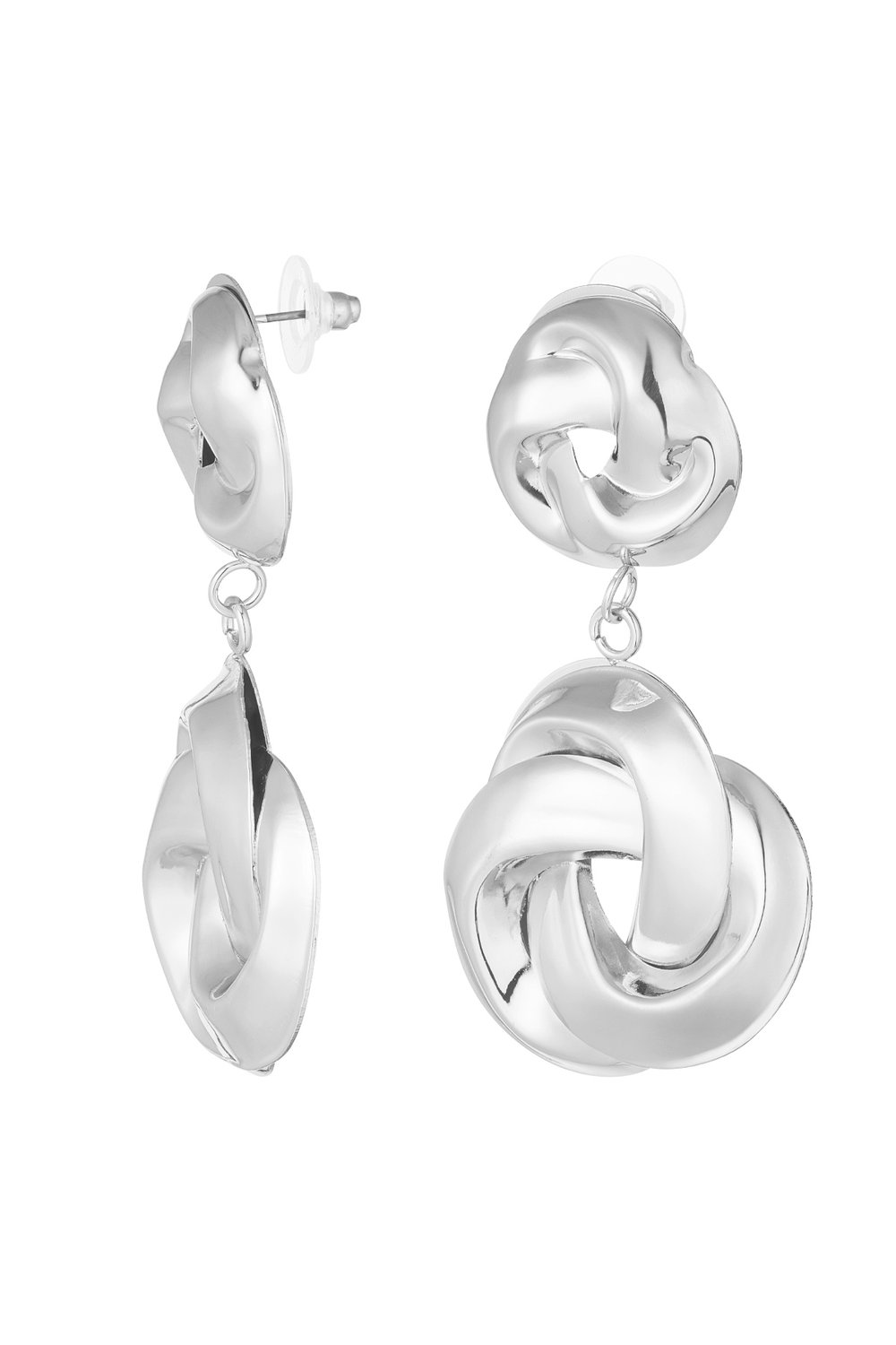 double knot earrings
