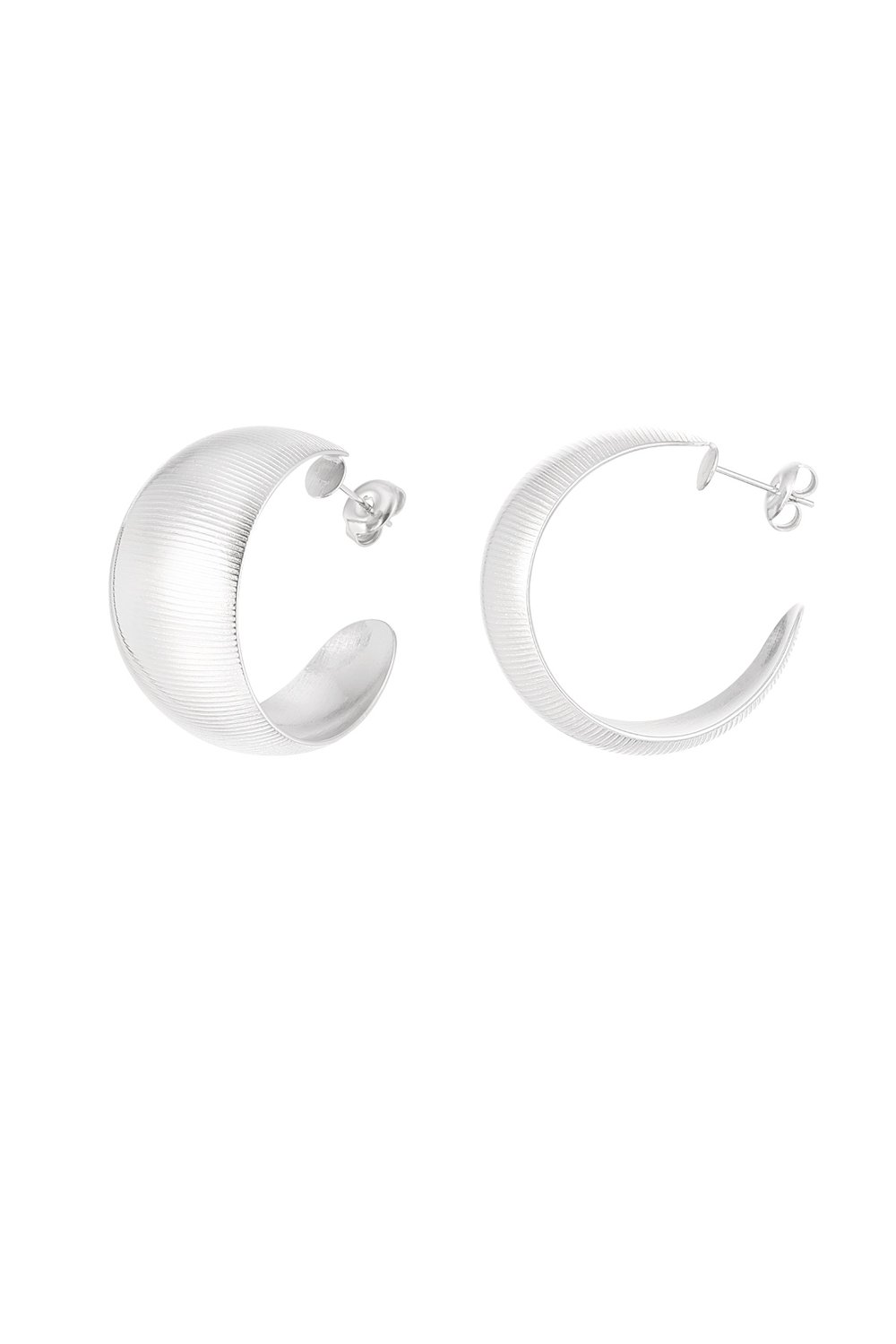earrings ribbed structure 