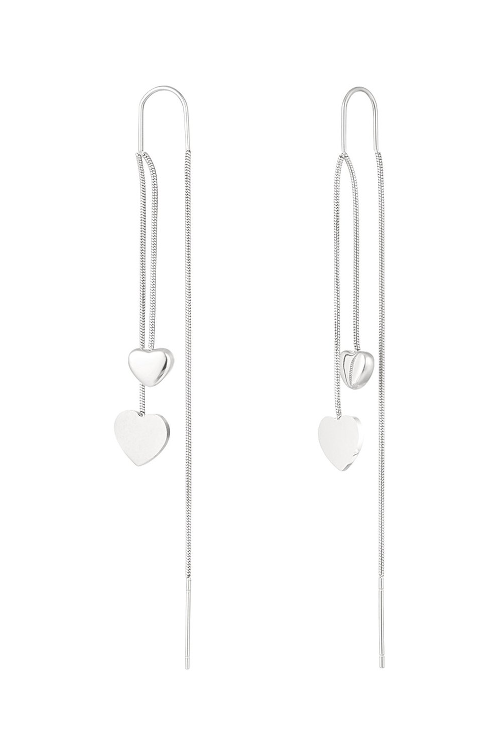 hanging heart earrings 