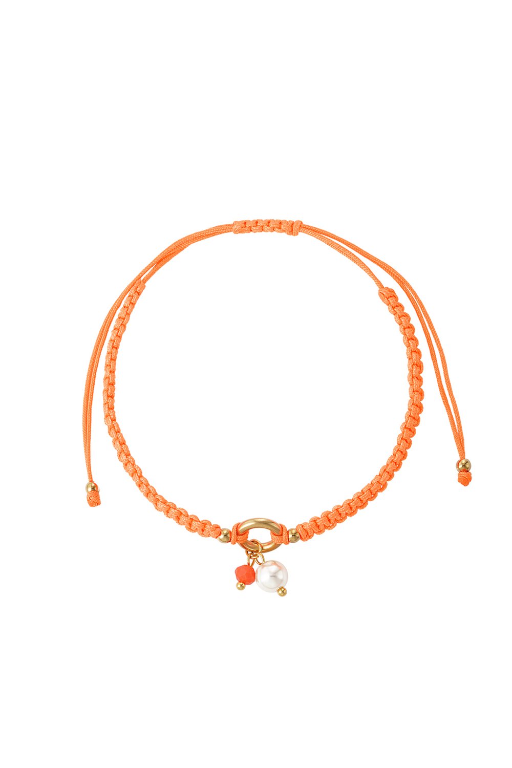 Bracciale intrecciato con perla 