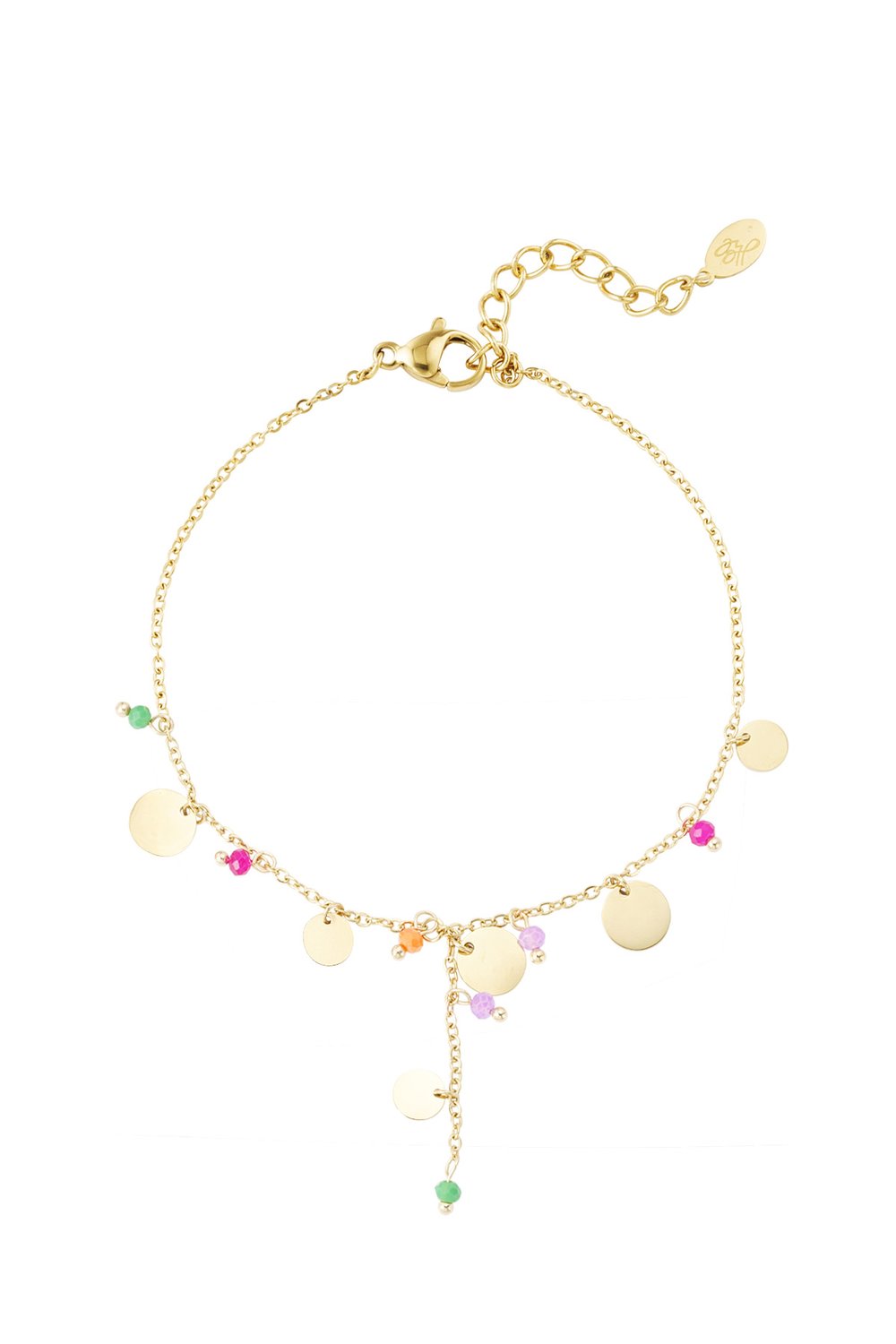 Farbenfrohes Sommerarmband