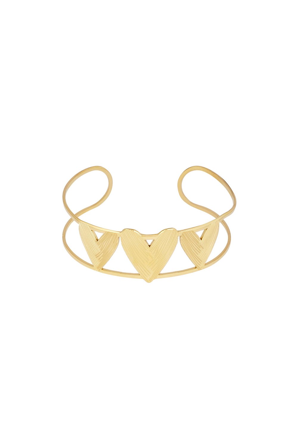 Liebesparty-Armband – Goldfarbe  - Goldfarbefarbe