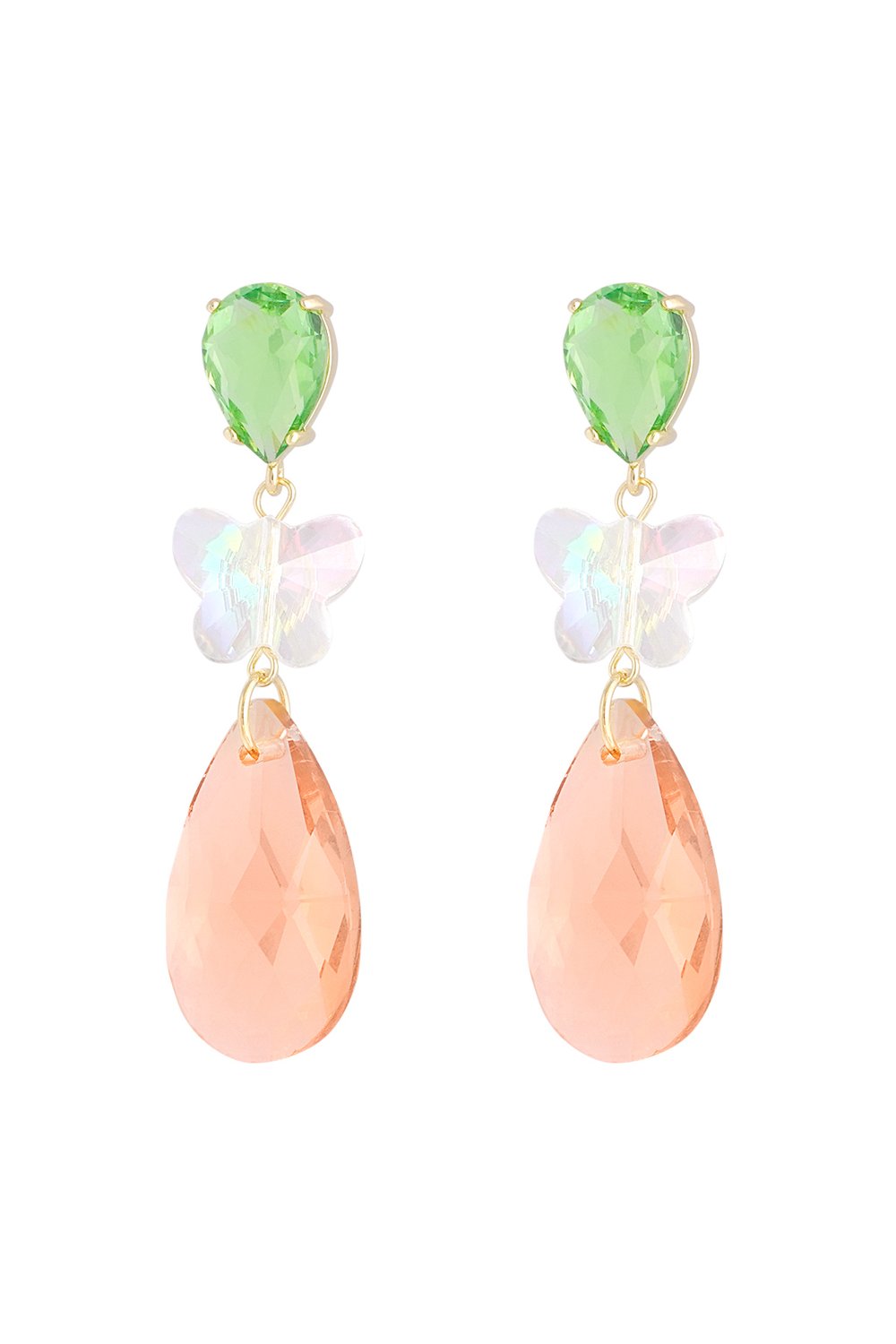 Butterfly instead earrings