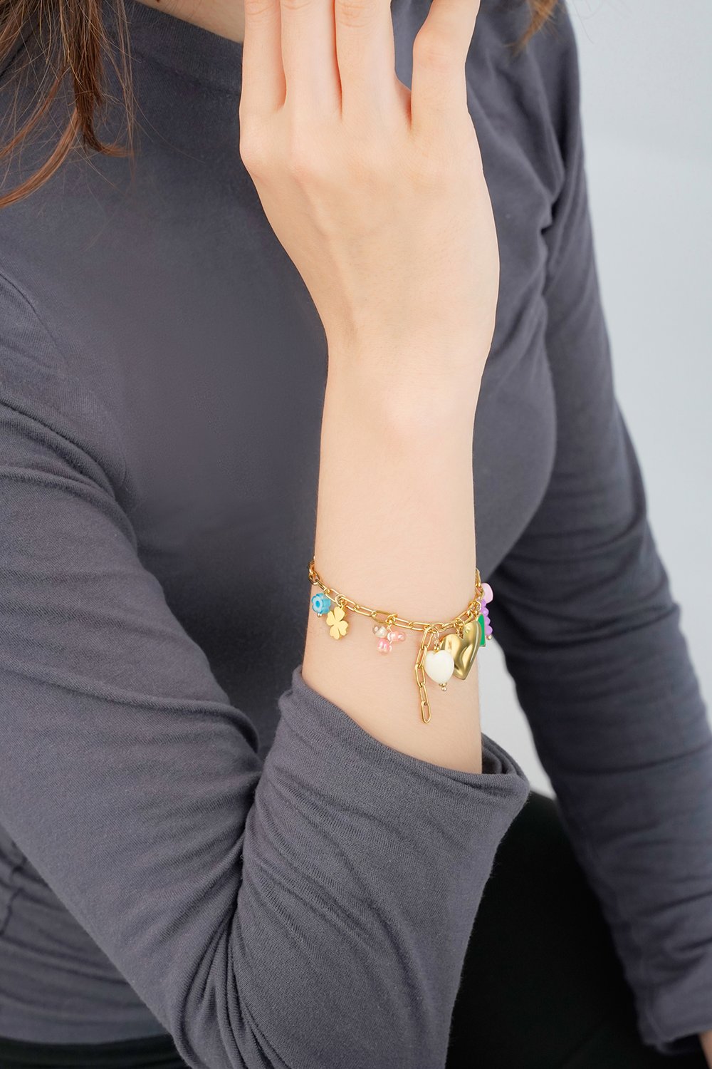 charm bracelet colored charms h5Picture4