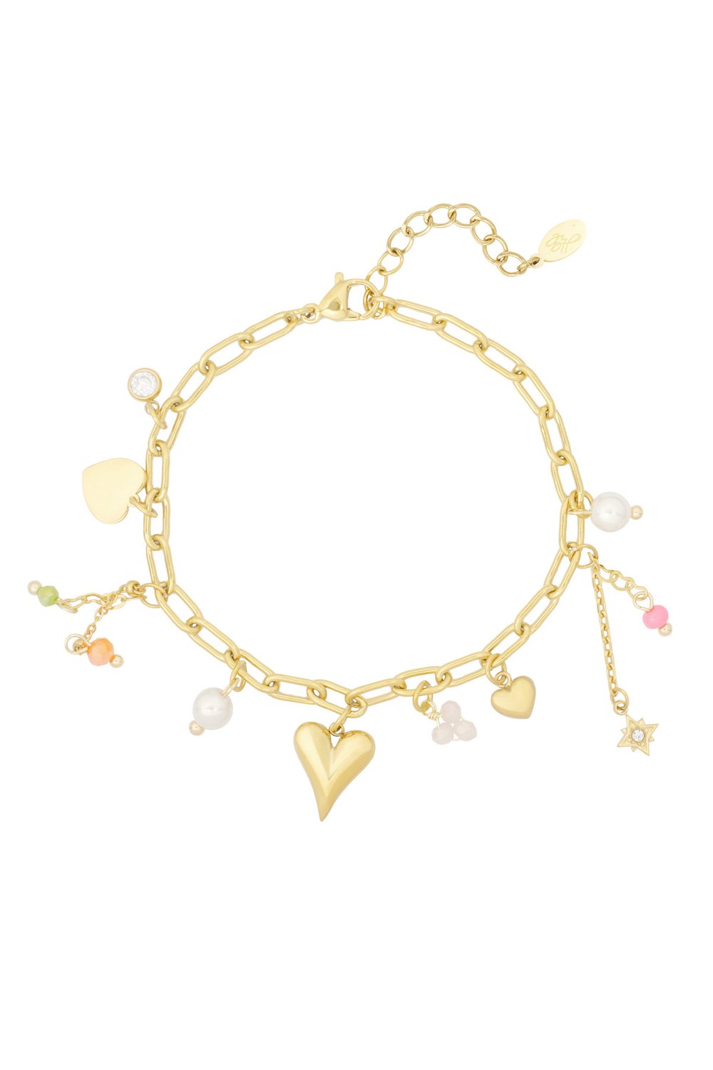 charm bracelet amore color 
