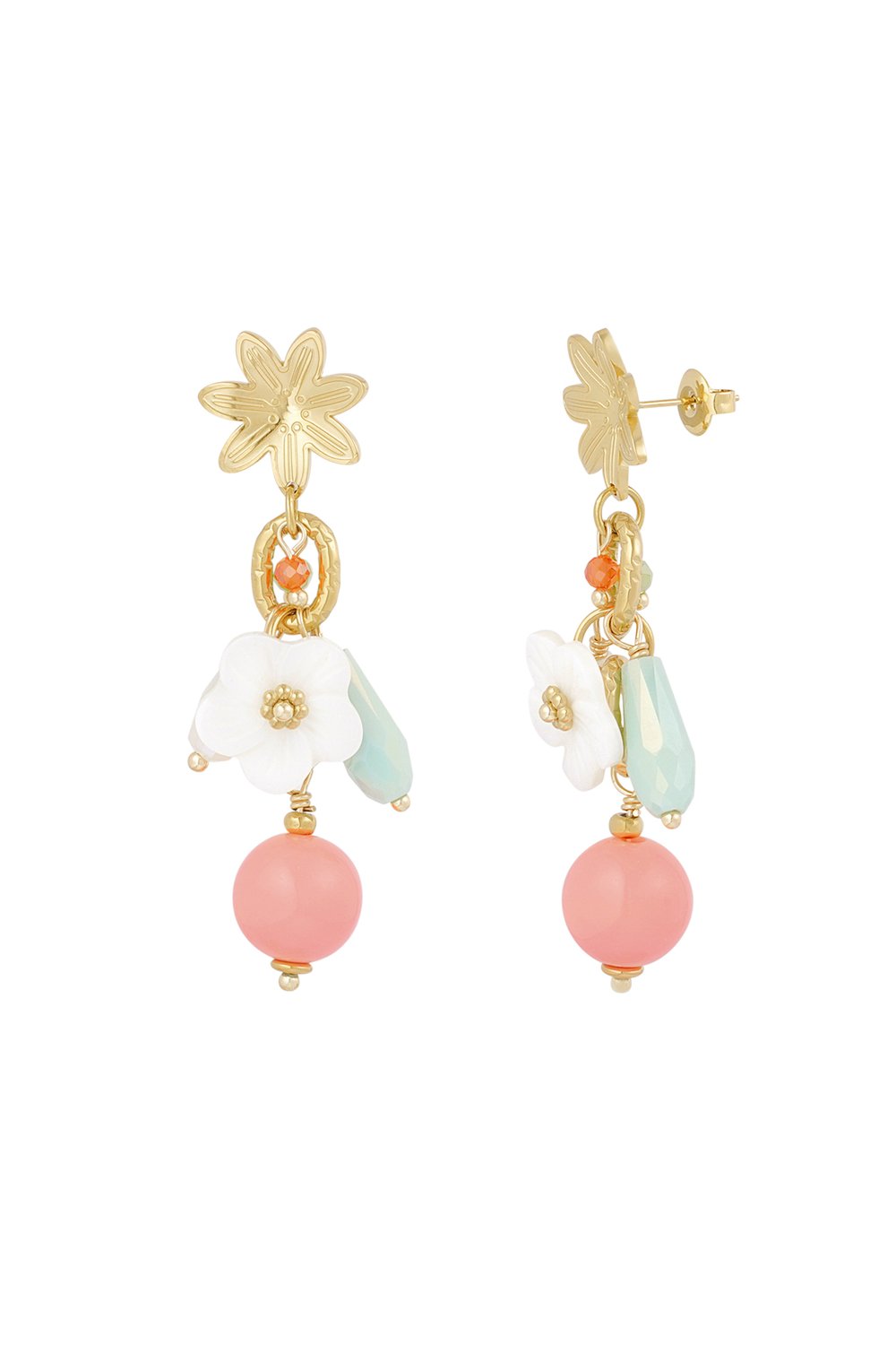 earrings floral fusion