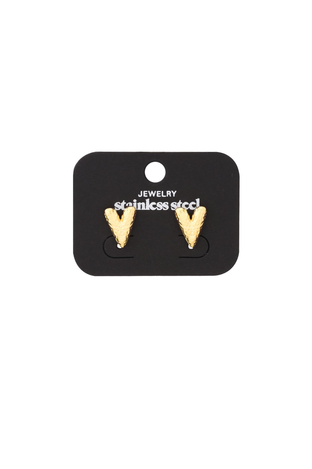 heart stud earrings with structure h5Picture5