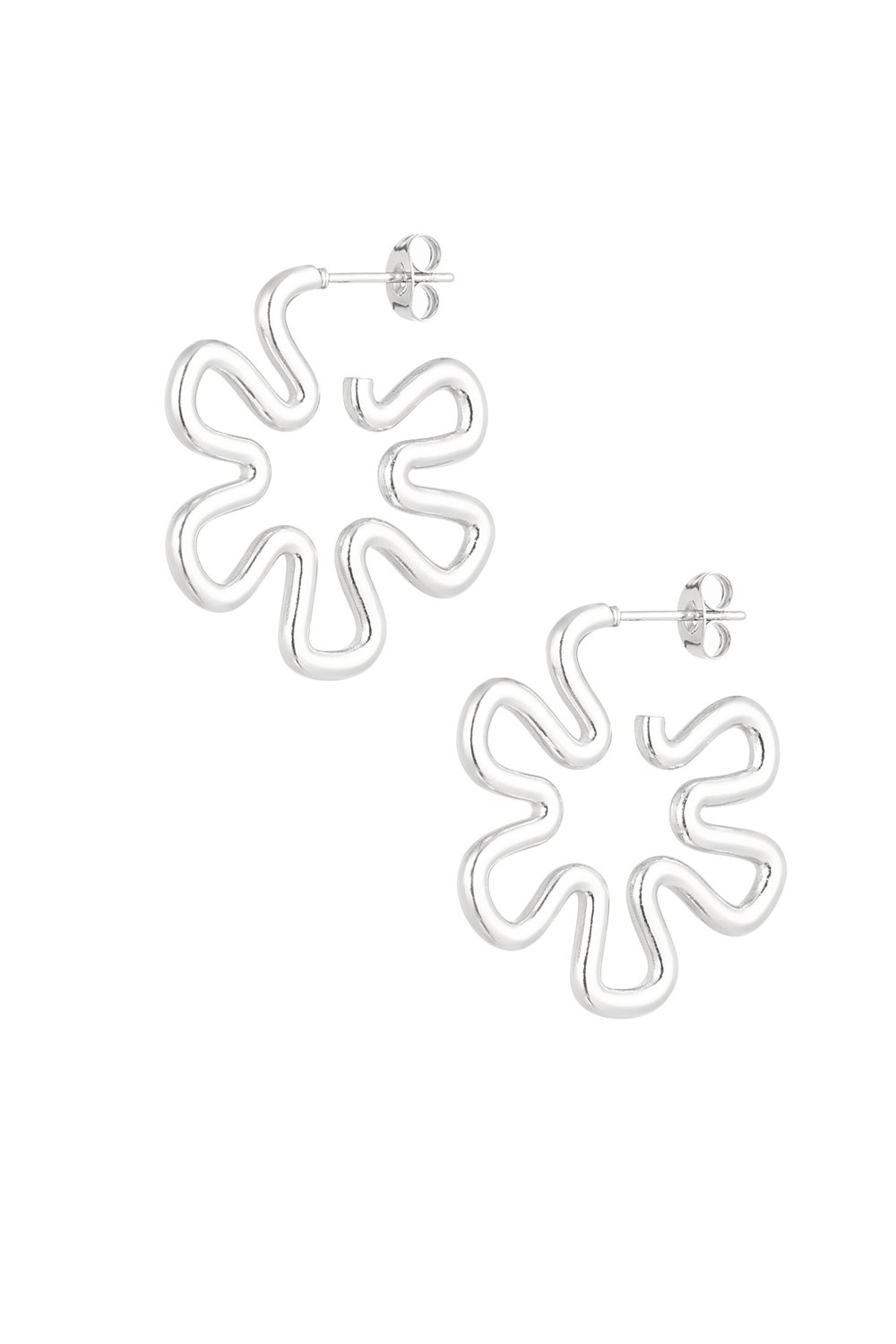 hippie flower earrings 