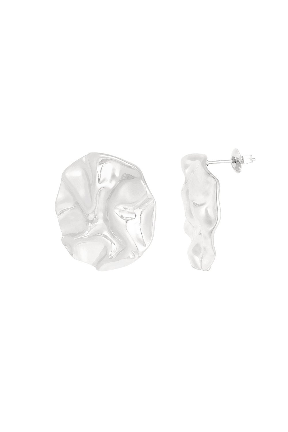 earrings statement structure round