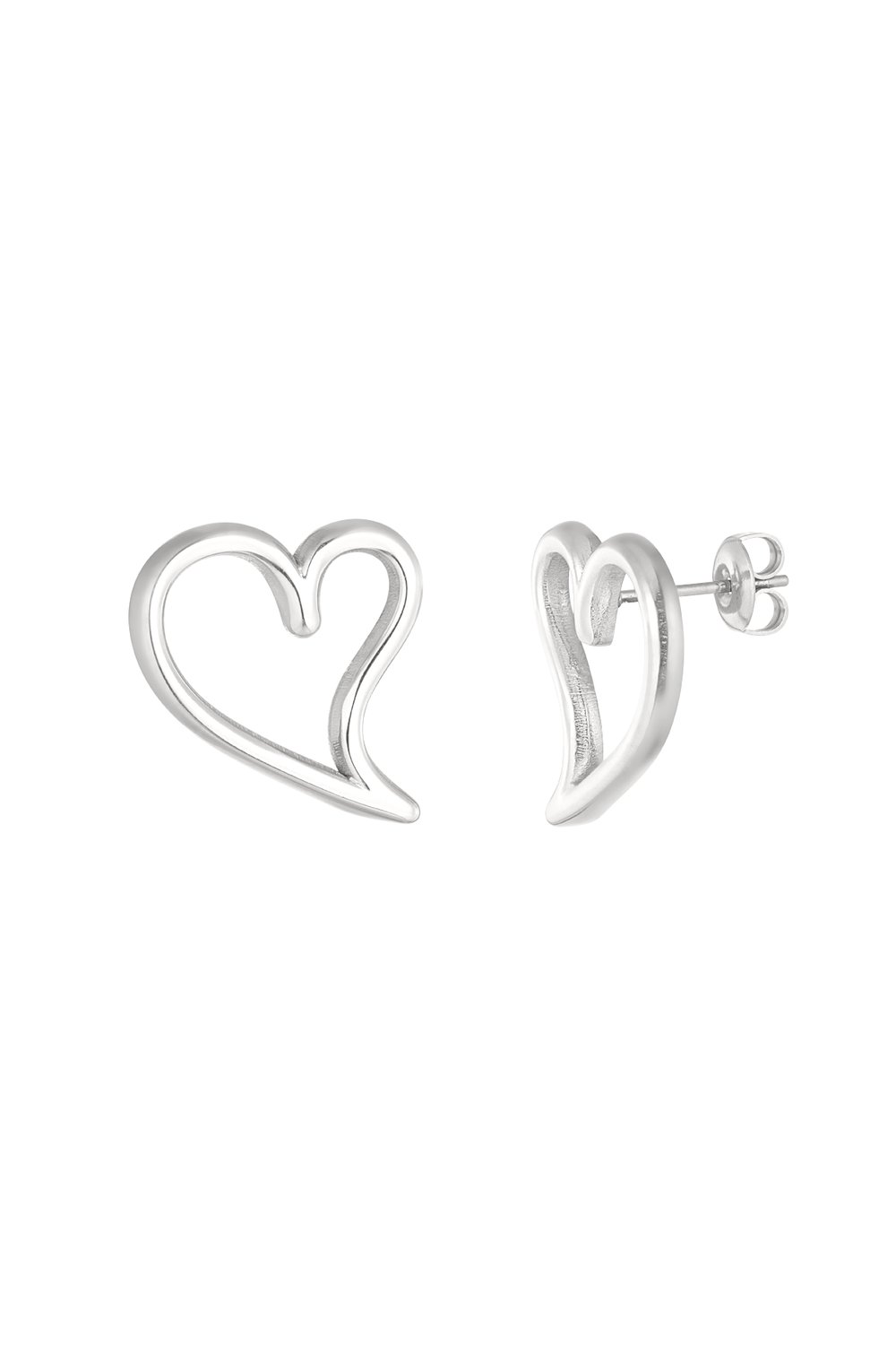 orecchini a forma di cuore 