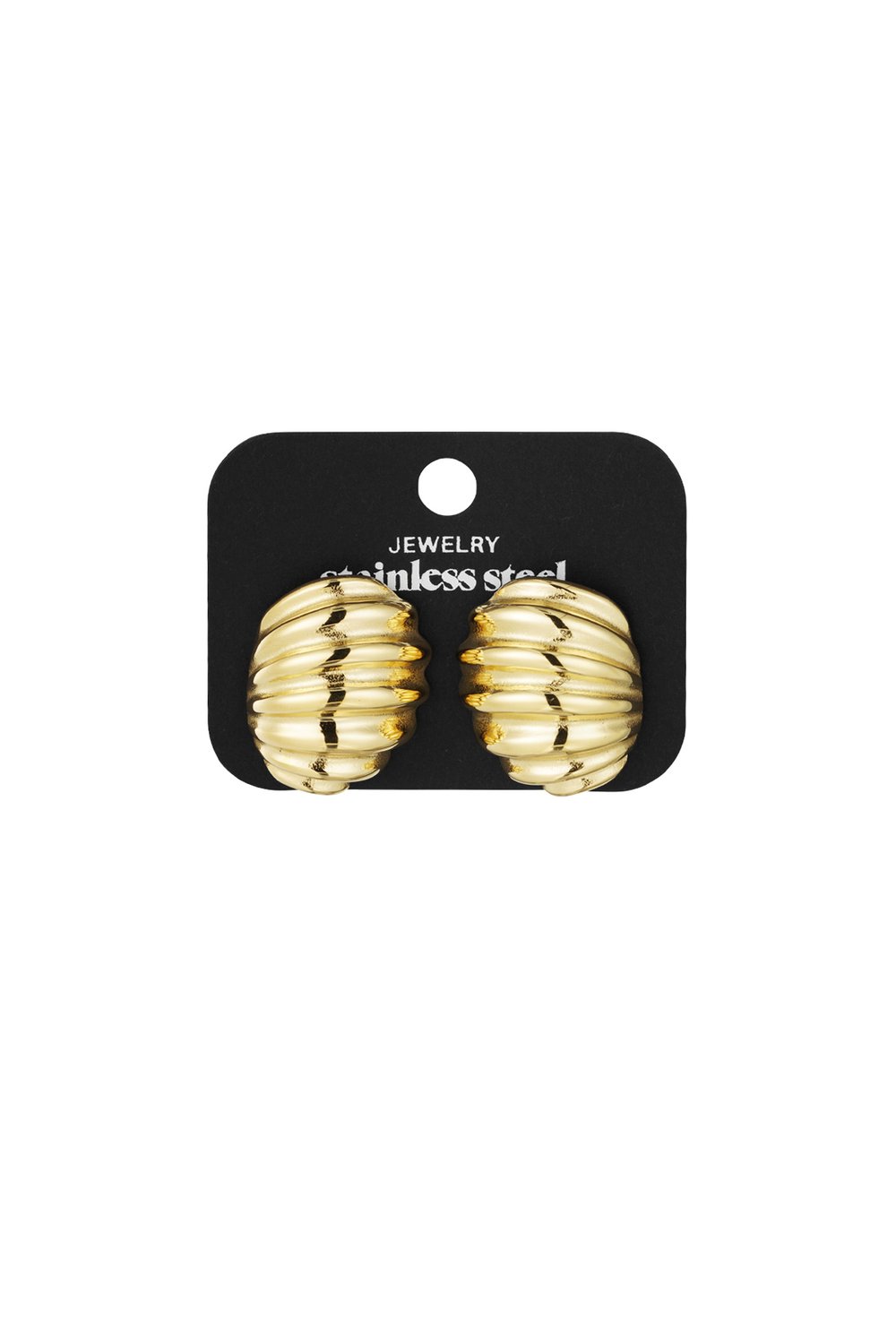 earrings ribbed basic h5Picture2