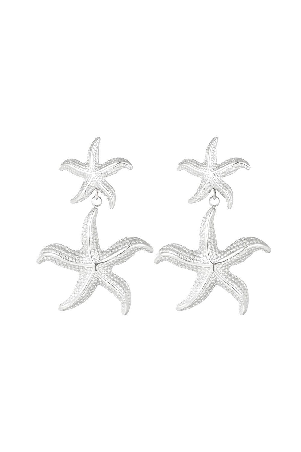 double starfish earrings 