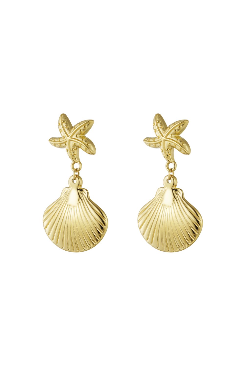 Stylish stainless steel earrings