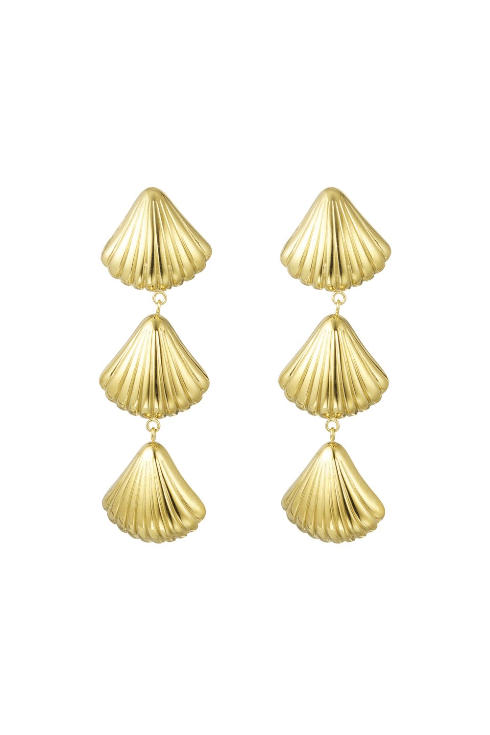 Stylish stainless steel earrings