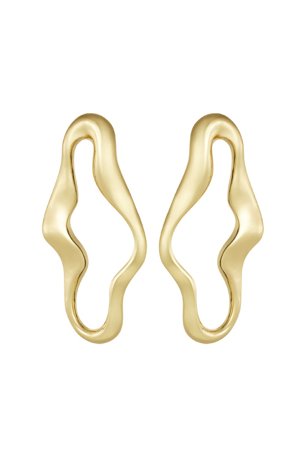 organic statement earrings