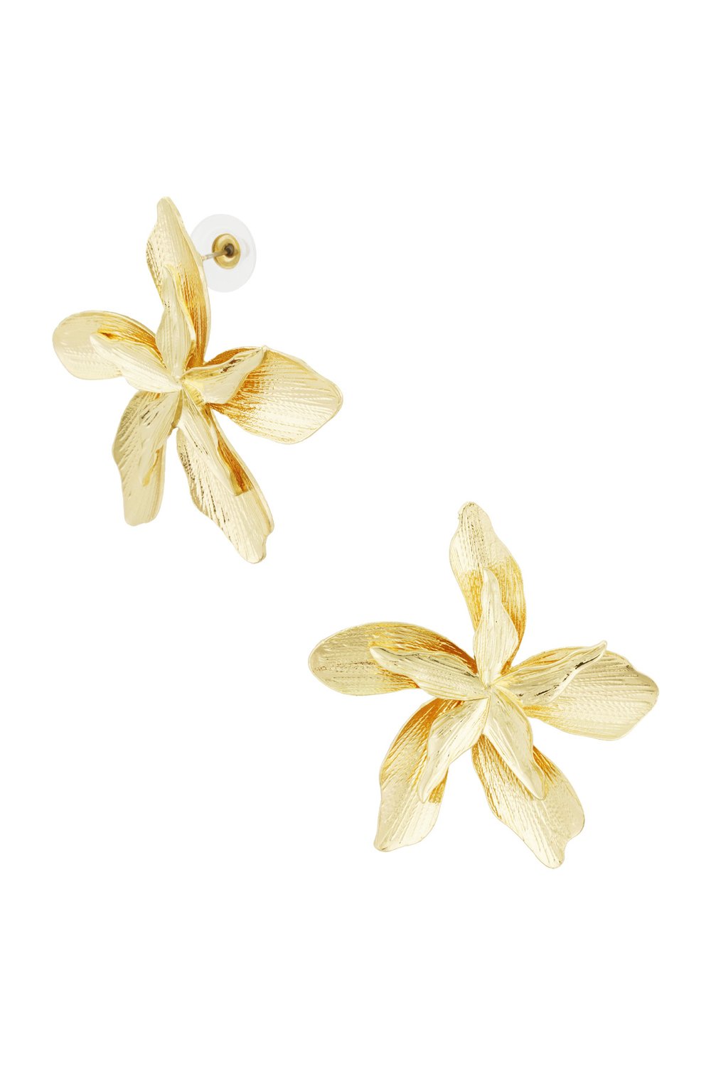 earrings flower statement piece