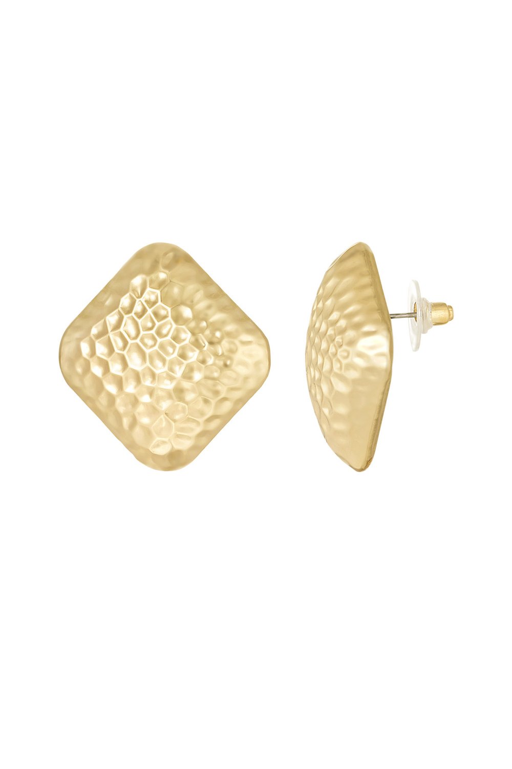 refined textured earrings 