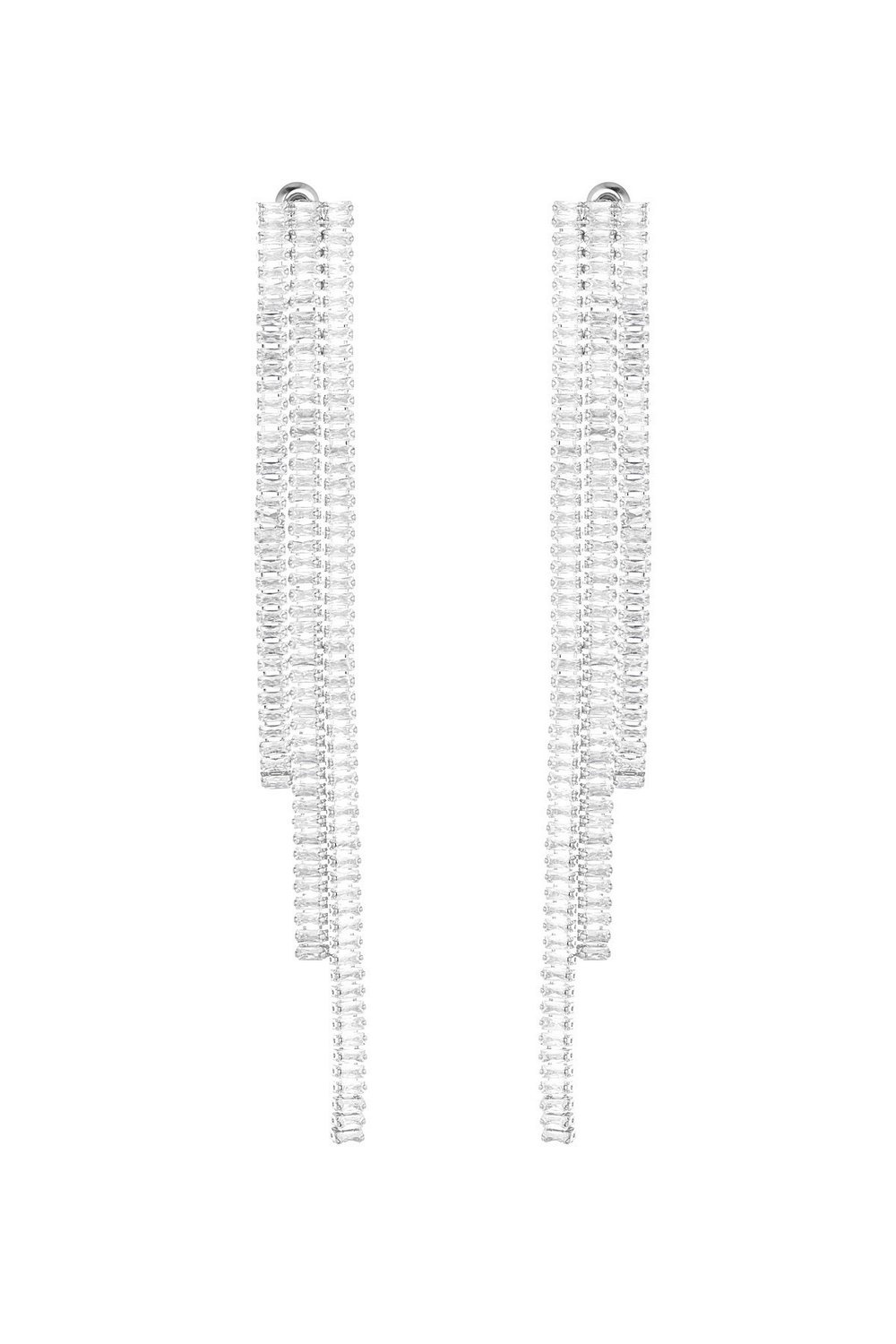 Elite shine earrings - Silver Color color Picture2