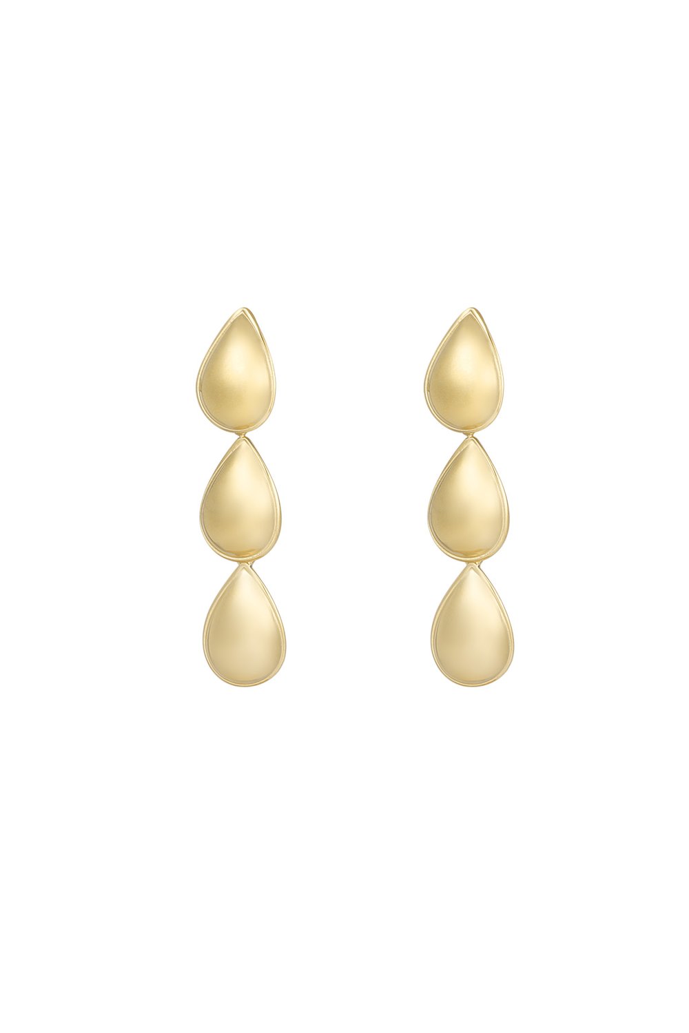 triple drip earrings