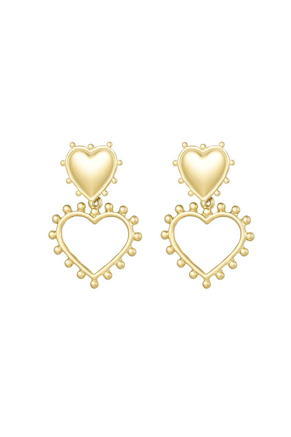 open hearts earrings 