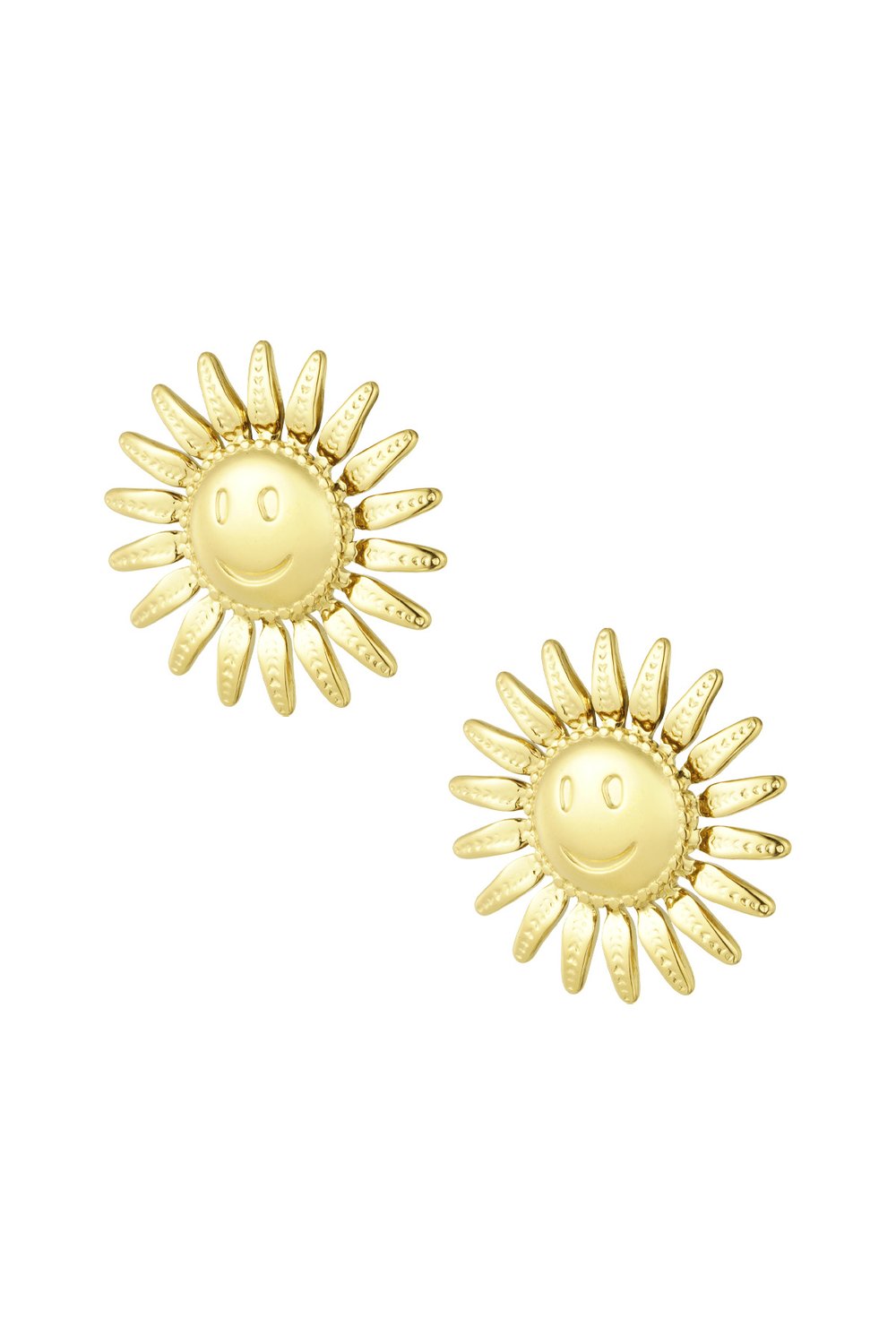 smiling sun earrings
