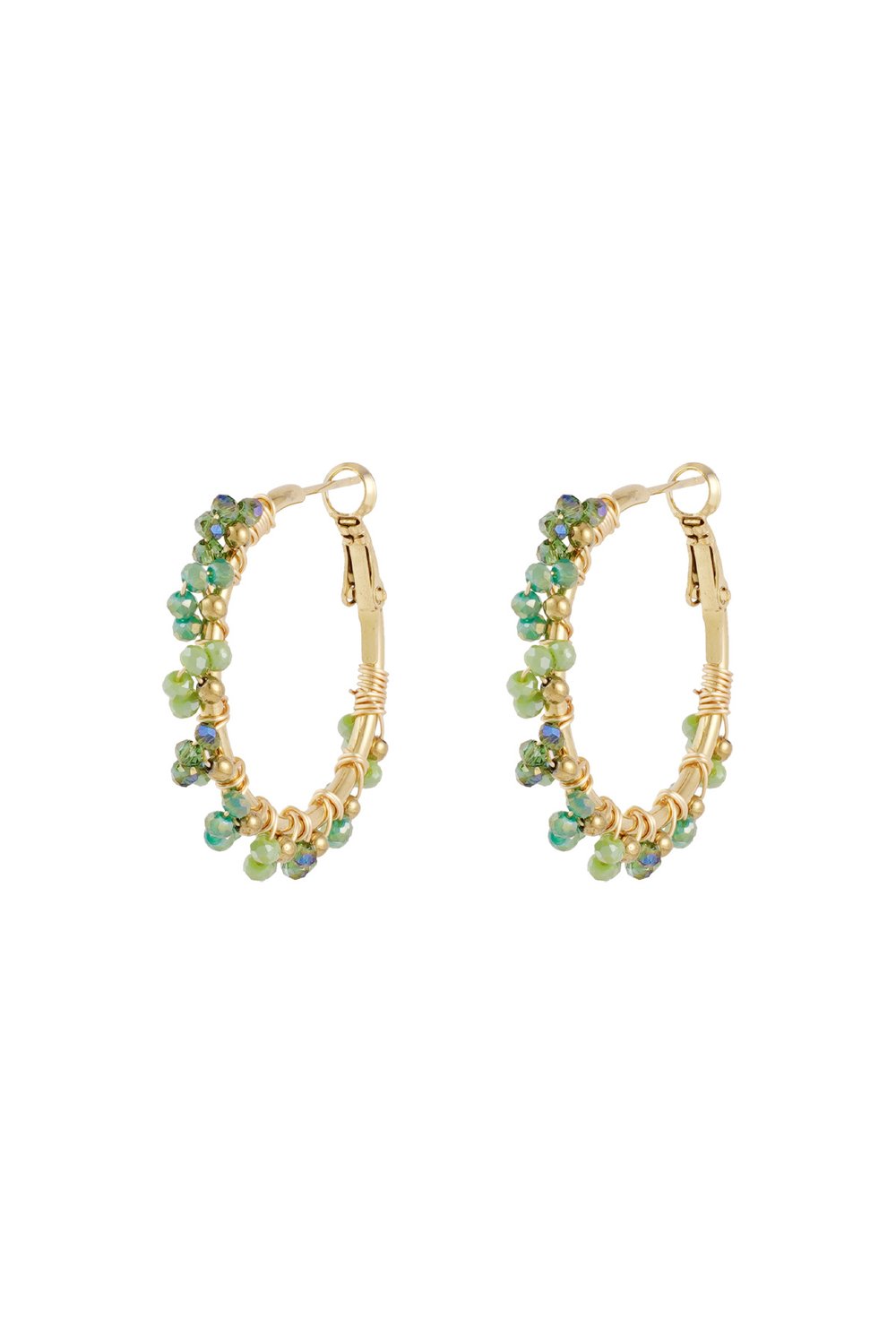 Earrings majestic color