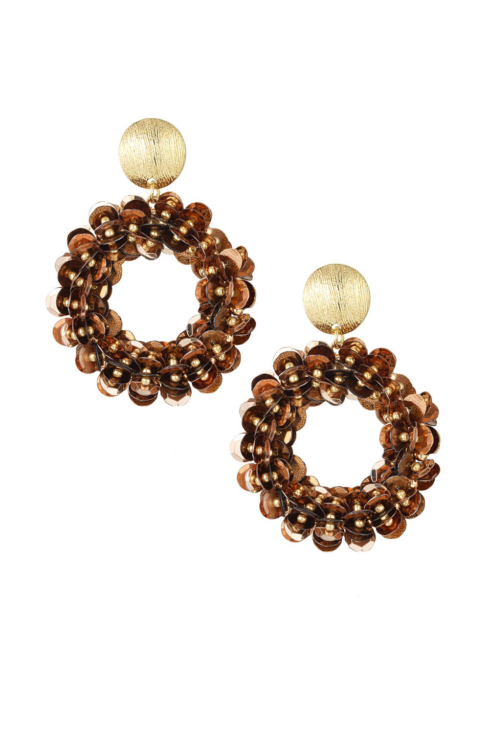 sequin spark earrings 